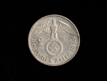 2 marki 1939 F Niemcy