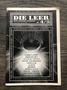 Die Leer punk zine #4/5 jesień 99/zima 2000