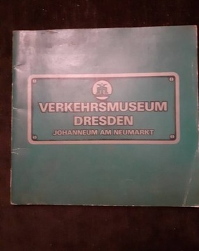 Muzeum Transportu w Dreźnie. Książka Niemiecka