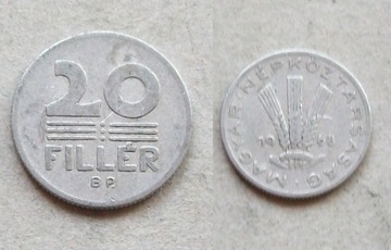 20 filler 1968 Węgry