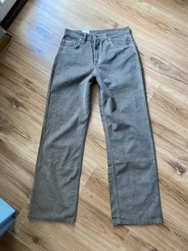 Vankel nowe spodnie sztruksy szeroka nogawka dzwony vintage retro M L