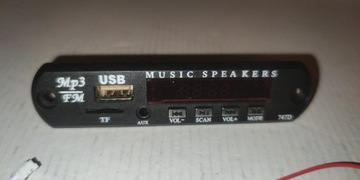 Moduł MP3 USB microSd 5V AUX okazja!