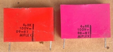 Nowe kondensatory MIFLEX 6,8u/100V 10%