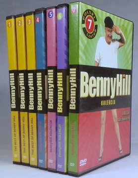 Benny Hill, kolekcja 1-7 DVD, lektor polski