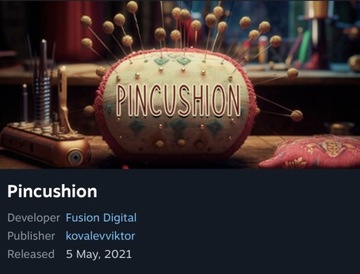 Pincushion klucz steam (steam key)