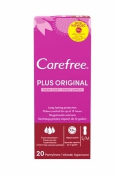 CAREFREE Plus Original wkładki higieniczne light Scent 