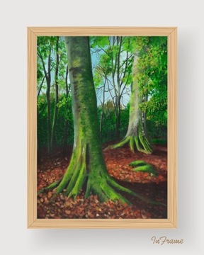 Obraz "Mój las"... 40×50cm