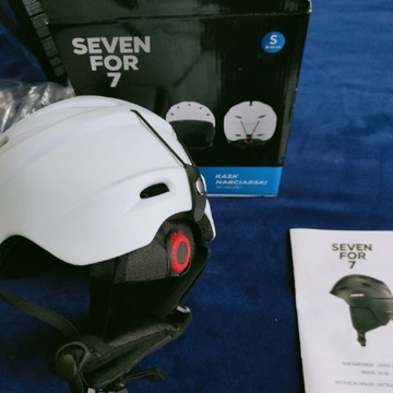 Kask narciarski seven for7 s ski helmet nowy lekki