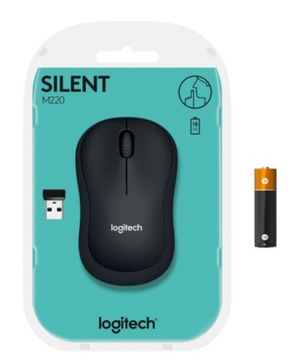 Wygodna i cicha Myszka Logitech M220 Silent