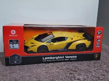 SAMOCHÓD STEROWANY LAMBORGHINI VENENO 1:18 BRAHA  