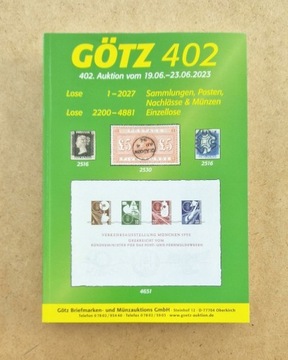Götz - Katalog aukcyjny nr. 402 (filatel.+numizm.)