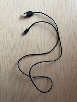 Kabel USB microUSB czarny 