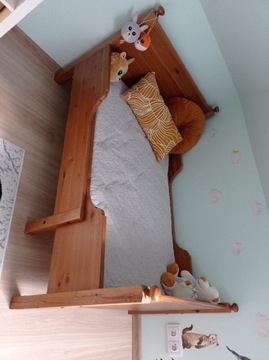Leksvik Ikea łóżko rośnie z dzieckiem+materac