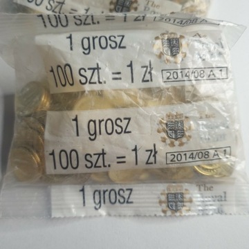 1 Grosz 2014 woreczek menniczy royal mint