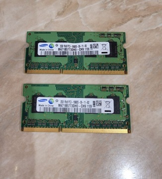 Pamięć RAM DDR3 SAMSUNG SO-DIMM 2x2GB 1333MHz