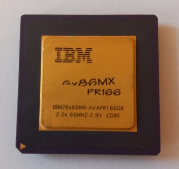 procesor IBM 6x86MX PR166 2.0x66MHz 