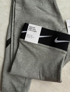 Nike legginsy damskie XS szare długie DH5014-063