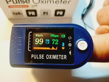 Pulsoksymetr pulse oximeter medyczny na palec