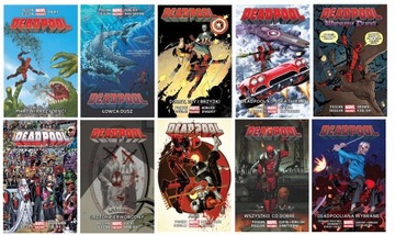 DEADPOOL x10 komplet Marvel Now! w foliach