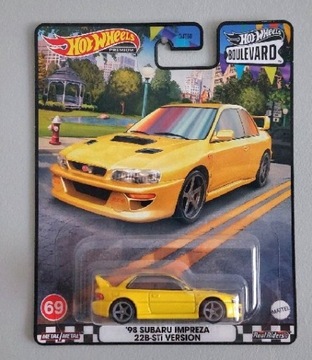 Subaru Impreza 22B STI Hot wheels boulevard premium 