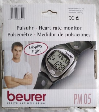 HOLTER EKGPULSOMETR+NADAJNIK PIERSIOWY BEURER PM05