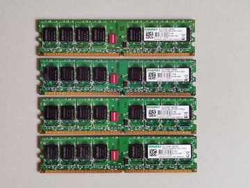 Pamięć DDR2 4x1 GB Kingmax 667MHz KLCD48F-A8KB5 