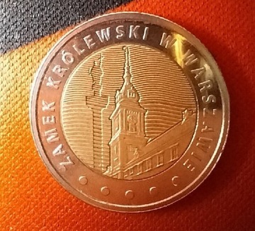 Moneta 5zł Zamek Królewski w Warszawie 2014