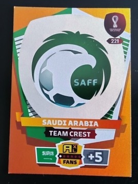 Karty piłkarskie Qatar 2022 TEAM CREST ARABIA 221