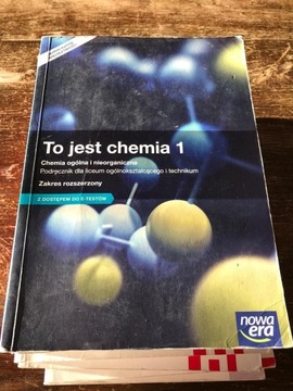 To jest chemia rozsz. 1 podręcznik liceum nowa era