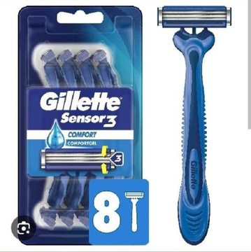 Maszynka do golenia Gillette Comfort Sensor 3 8szt