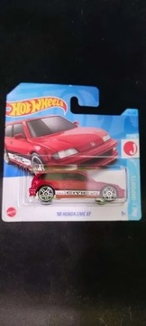 Hot Wheels 90 Honda Civic EF Czerwony