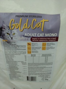 Karma dla kota Golden Cat Sterilized Premium 15 kg