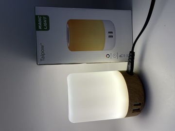 Lampka nocna RGB z portami USB