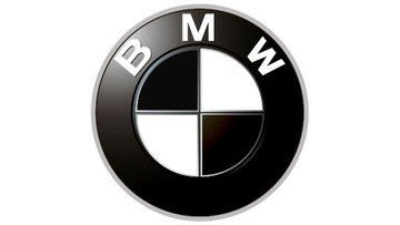 Znaczek Czarno biały BMW ORYGINAL KAŻDY RODZAJ