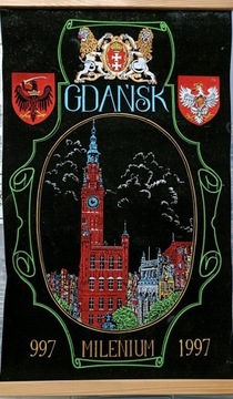  Gdańsk Obraz na płótnie welurze druk
