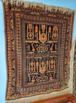 Piękny orientalny ręcznie tkany Dywan 125x100