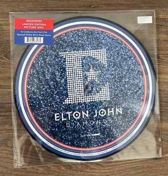 Elton John Diamonds PICTURE DISC LP + autograf