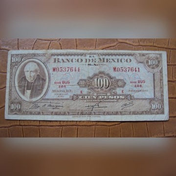 MEKSYK 100 Pesos 1972 Hidalgo