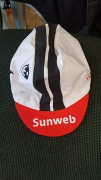 Nowa czapeczka kolarska Giant Sunweb