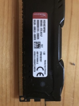 Ram Hyper X DDR 3 8gb