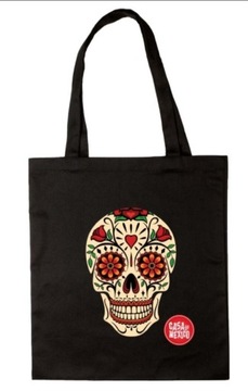 torba na zakupy casa de mexico czarna shopper 