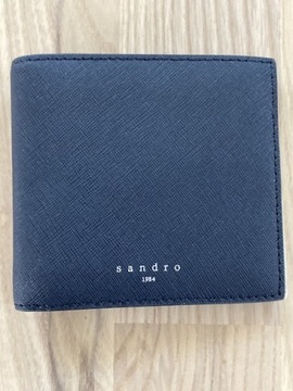 Sandro Paris designer wallet męski portfel 