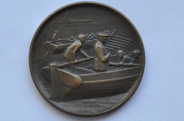 Wielka Brytania.Medal sportowy 1956 ,sygnowany