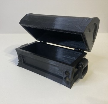 Skrzynka drukowana 3D, Szkatułka- czarna