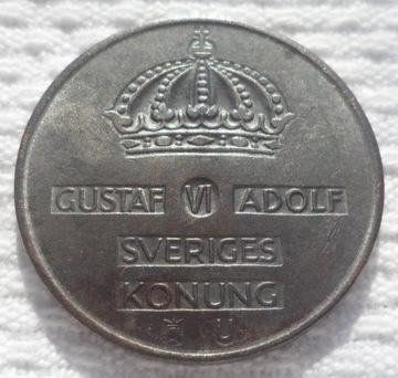 Szwecja Król Gustaw VI Adolf Bernadotte 5 ore 1965