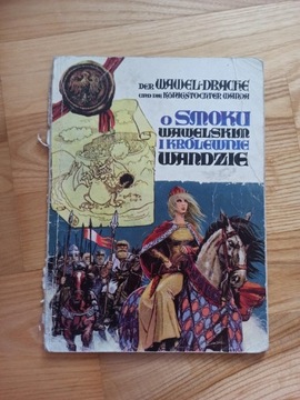 O Smoku Wawelskim i Królowej Wandzie 1975 komiks PRL vintage