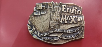 Medal Aleksander Śliwa Euro MAX 81 PZF Kraków