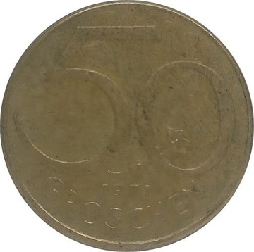 Austria 50 groschen 1971, KM#2885