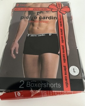 Pierre Cardin bokserki 2 pack rozmiar L czarne