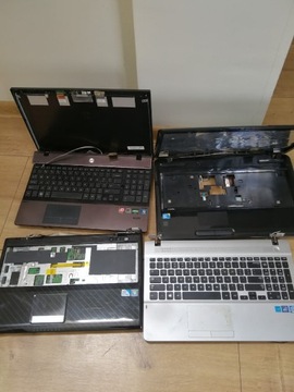 Laptopy HP Samsung mikrostar zestaw 